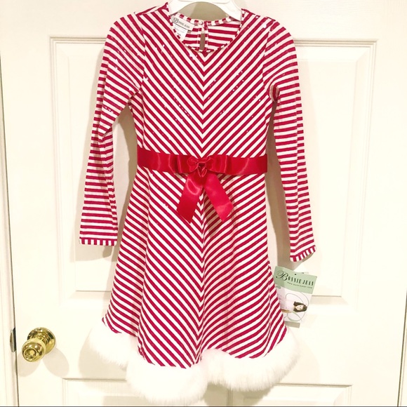 bonnie jean candy cane dress